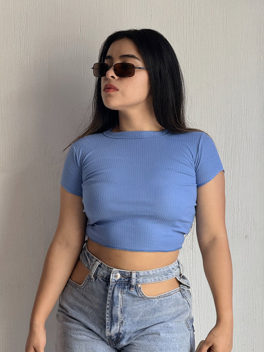 Crop Top con Mangas