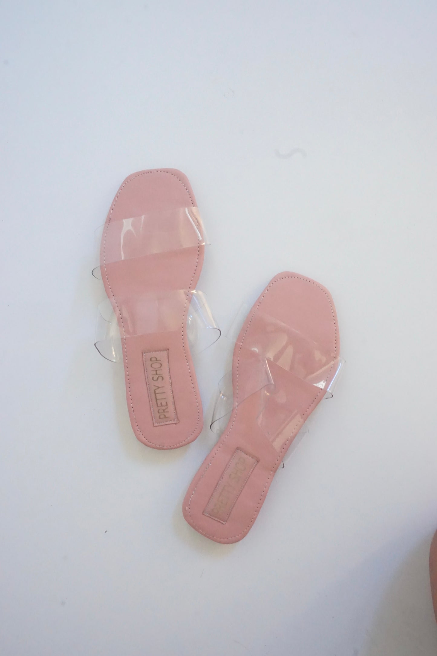 Sandalias Transparente Doble