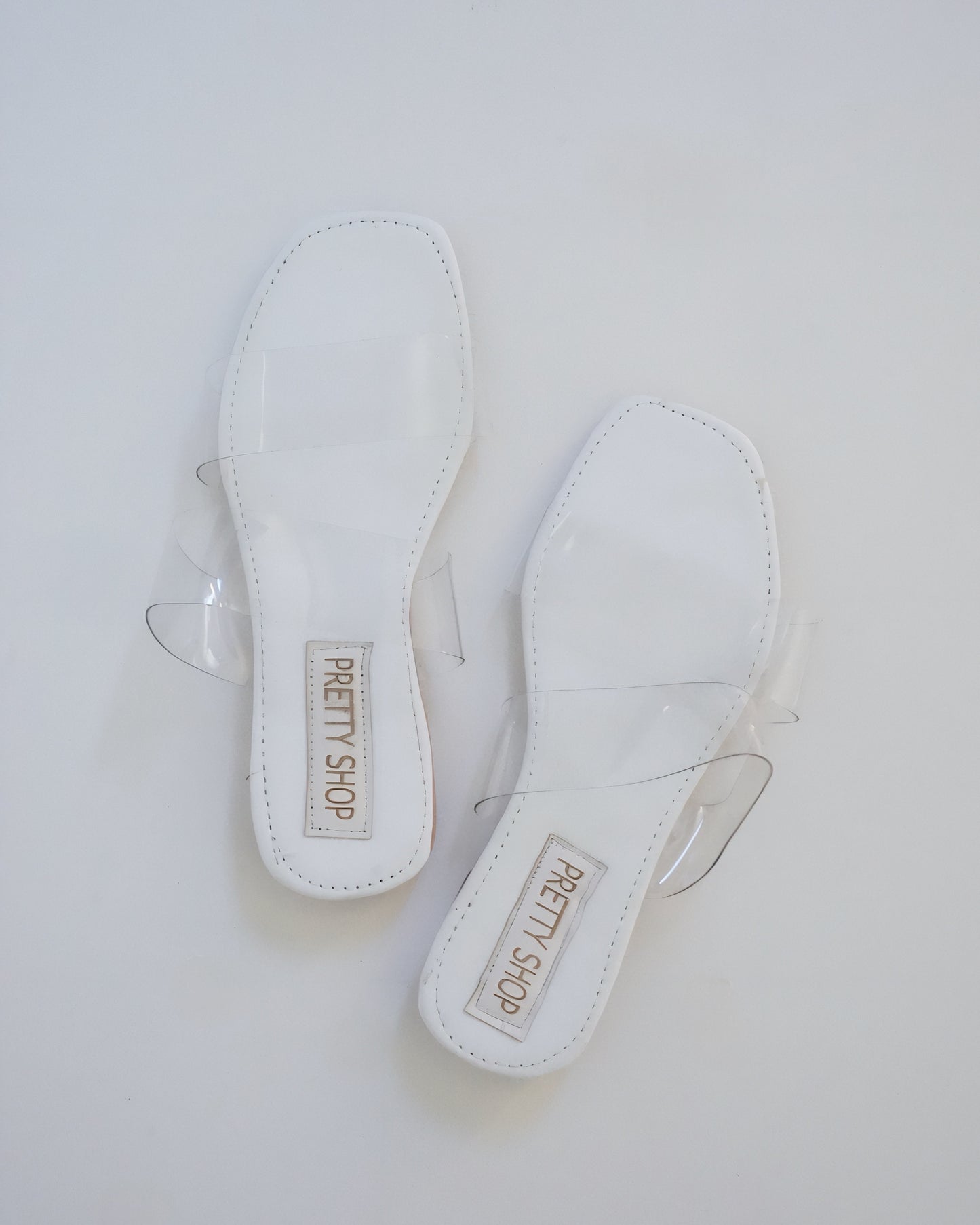 Sandalias Transparente Doble